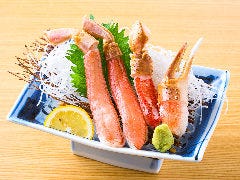 磯丸水産 河原町三条店_本ズワイ蟹の刺身