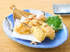 磯丸水産 河原町三条店_本ズワイ蟹の天ぷら