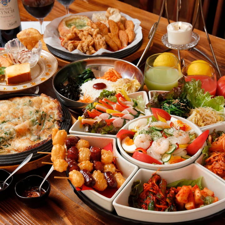 ビアガーデン q 韓国料理 Dining 個室完備の韓国料理店