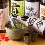 【日本酒】
珍しいお酒や季節限定のお酒もたくさんございます