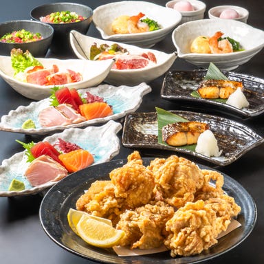 グランド居酒屋富士 すすきの店_春夏【もみじコース】 お刺身3種盛り・富士特製ザンギなど全7品★グラ富士一番人気!5000円 飲み放題付