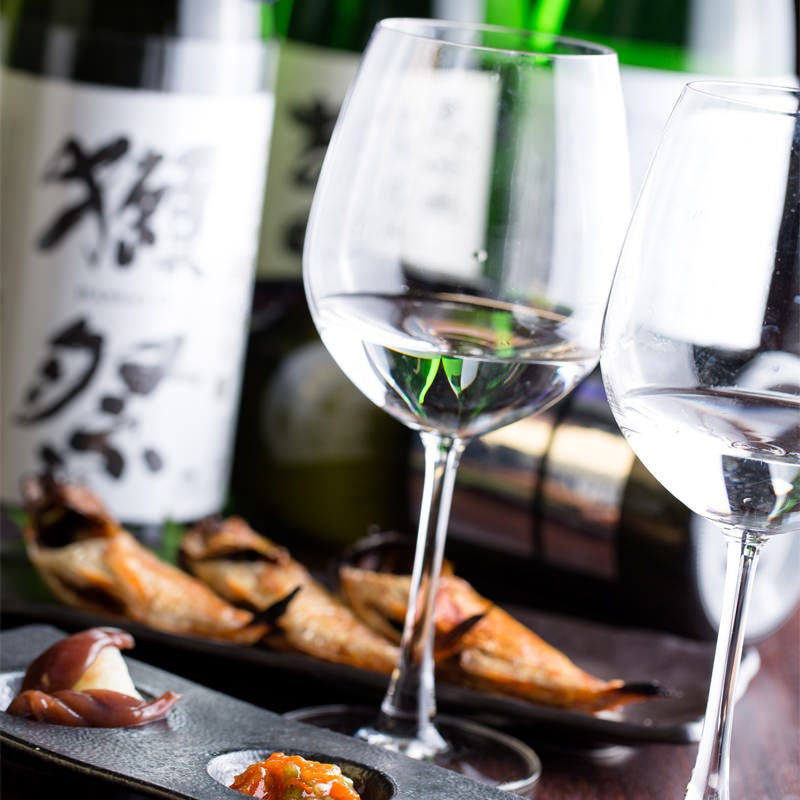 日本酒ワイン計40種類以上!!獺祭ｱﾘﾏｽ