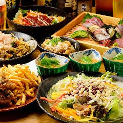 「アグー豚のしゃぶしゃぶ」と「島刺し盛り」 まーさんの家