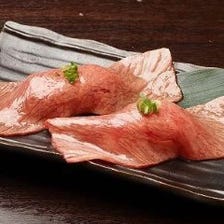 霜降り　炙り肉寿司