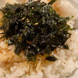 韓国海苔のタレご飯