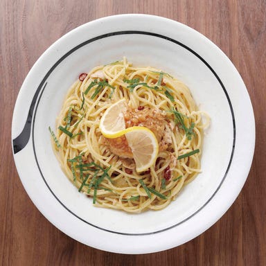 日本style パスタ&甘味 ゆる音家_なめたけおろしとツナのレモンペペ