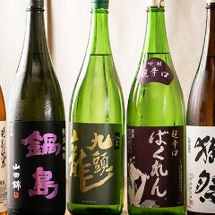 逸品と合わせて楽しみたい獺祭や鍋島など人気の銘酒や限定酒