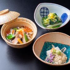 旬の食材で彩る日本料理の数々