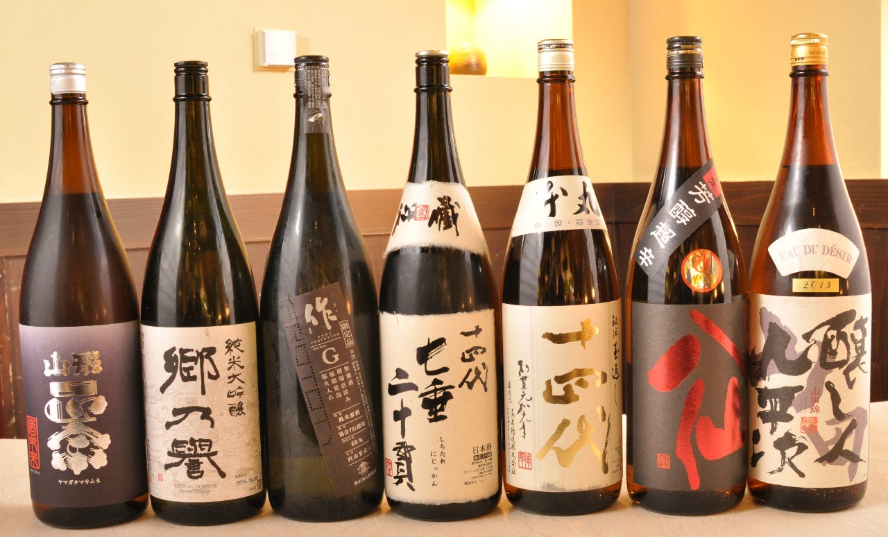 日本酒に絶対の自信！プレミアム日本酒も適正価格で提供♪