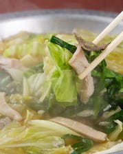 国産和牛のもつと野菜たっぷり