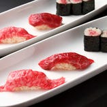 焼肉とはまた違う、寿司ならではの繊細な味わいをお楽しみください