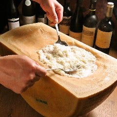 パルミジャーノレッジャーノ チーズリゾット