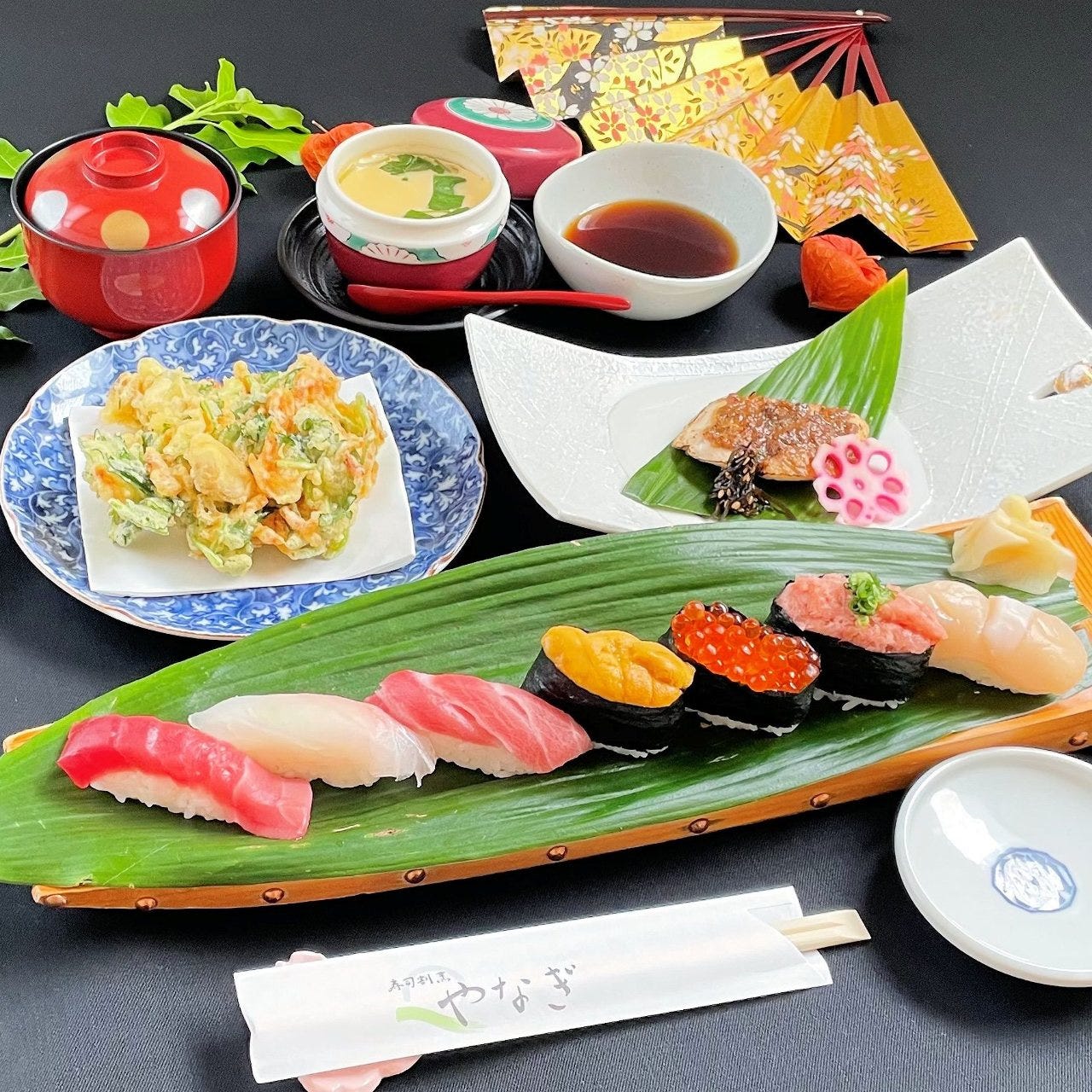 花御膳 （5品）税込5400円◇特上寿司と料理のお得なセット