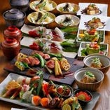 和さびのコース料理は、アワビ・フォアグラ・生うにをはじめ、高級食材を盛りだくさんに詰め込んだ大満足間違い無しの内容です。