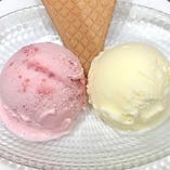 選べる！２色のアイスクリーム