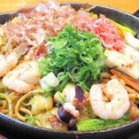 海鮮じゃが焼きそば
