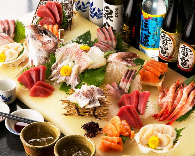 はなの夢 まぐろや ルートイン羽生店 久喜 加須 居酒屋 ぐるなび