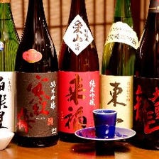 九州各地で作られたお酒を多数ご用意