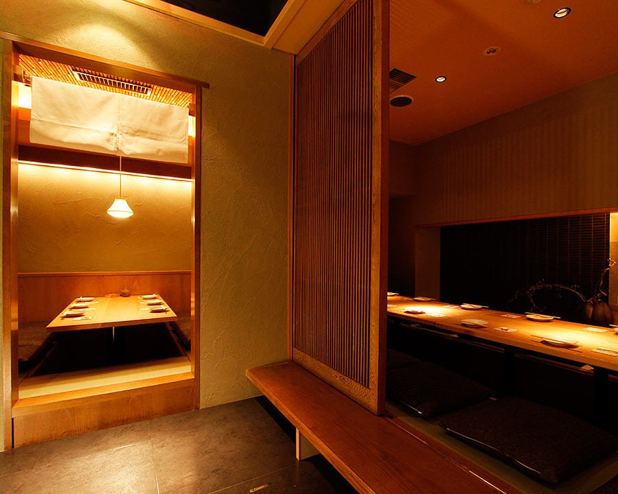 でんのしおり 表参道の座敷席