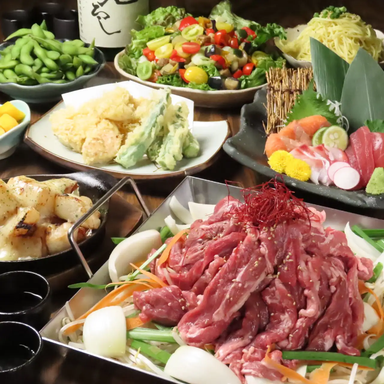 【完全個室】海鮮と北海道産料理 和牛 きたとら 札幌駅北口店_【新年会・満喫コース】◇北海道名物◇ジンギスカン鉄板や海鮮満喫◎2H生付飲み放題⇒8品4500円