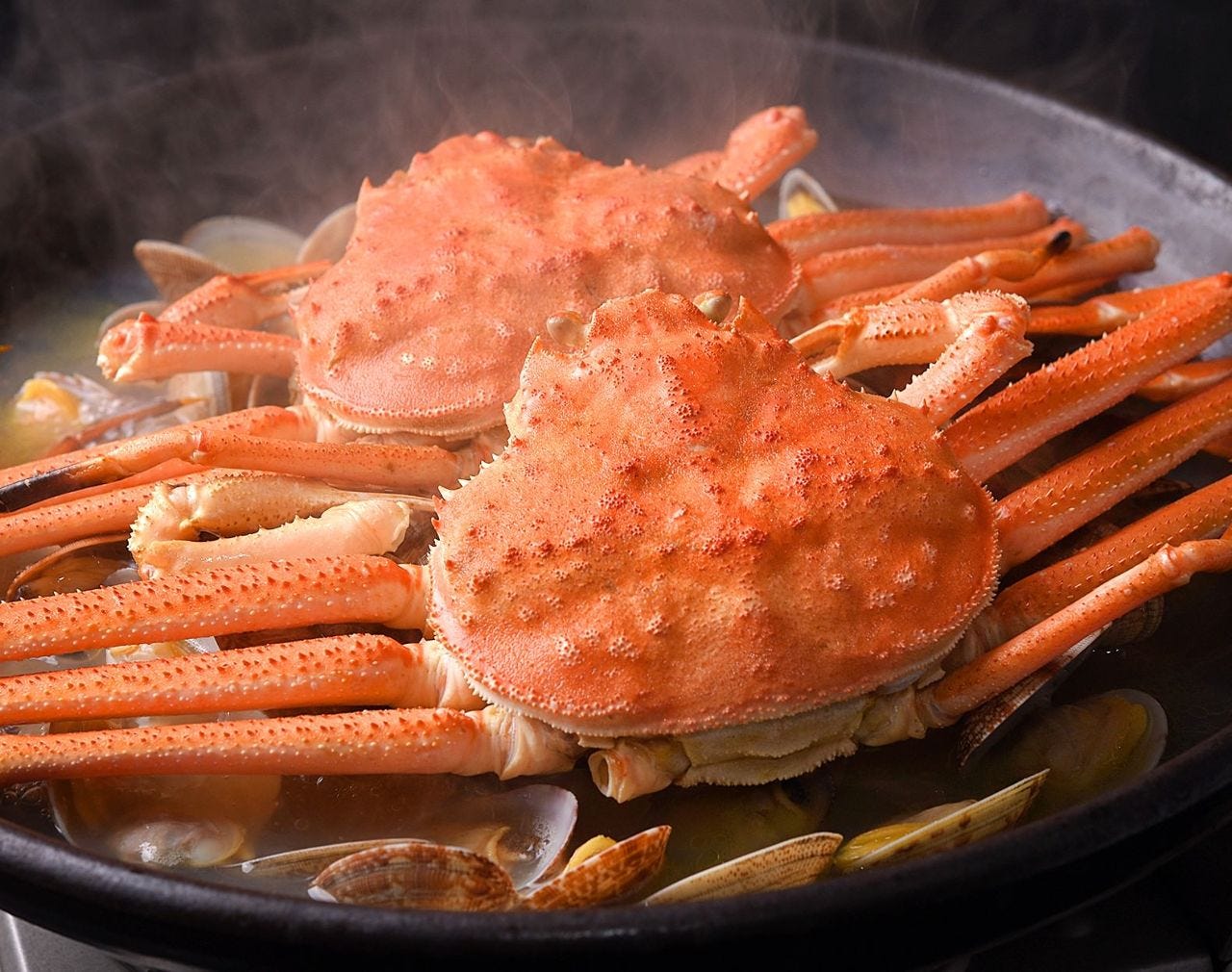 2h飲放付き 人気no 1 北海道産姿ズワイ蟹と帆立稚貝の酒蒸し等海鮮浜焼きご馳走コース12品の詳細 海鮮うまいもんや磯之家 鹿児島中央駅本店 鹿児島市 海鮮 海鮮料理 ぐるなび