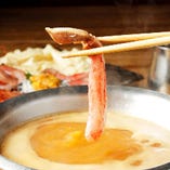 【季節の美味】ズワイ蟹(カニ)を雲丹しゃぶで楽しむ