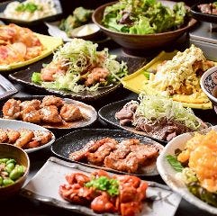 鉄板焼肉と〆もんじゃ カチガワトラベエ