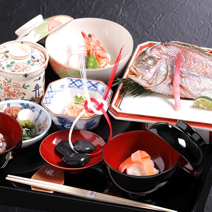 料亭 錦水 ホテル椿山荘東京 コース お食い初めお祝いプラン 全12品 慶事 会食 ぐるなび