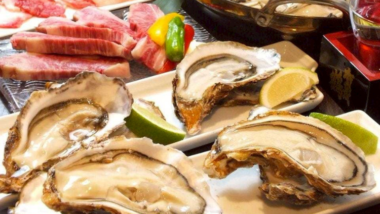 広島産水晶　おまかせセット かきと水晶焼き 空（広島市/居酒屋） - 楽天ぐるなび