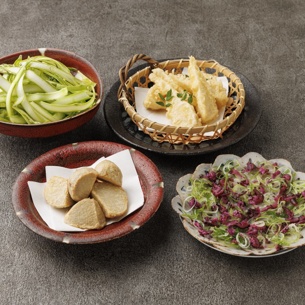料理長がお届けする　旬野菜の一皿