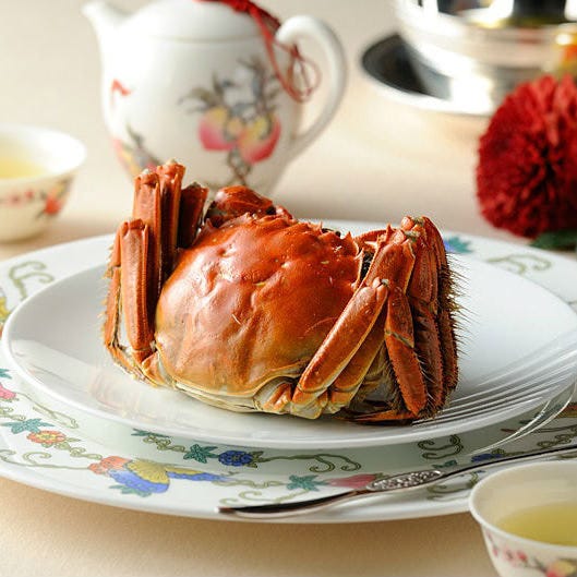 《期間限定》陽澄湖産の上海蟹を堪能