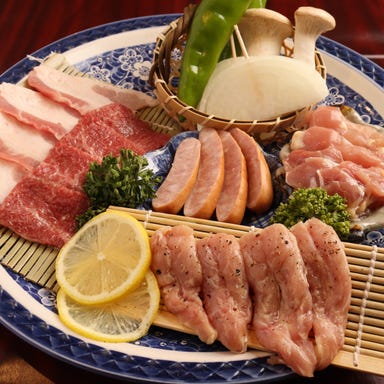 炭火焼肉ホルモントリオ だんご_【2時間飲み放題付】牛・豚・鶏が勢揃い!バリエーション豊富なお肉を堪能◎宴会コース 全11品 4,800円