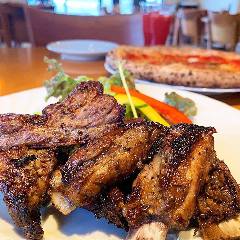 スペアリブの石窯焼き