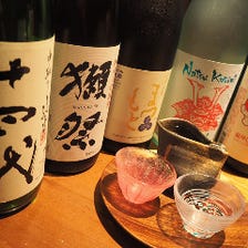 【特選】特選地酒飲み放題！4800円♪