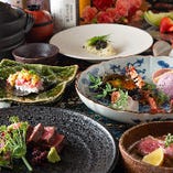 『京～KYO～』A5仙台牛ロースの炭火焼／和牛ランプたたき等