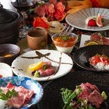 《Xmas2025》乾杯スパークリング付♪車海老、仙台牛ロース肉炭焼きなど全9品■15,000円※カウンター限定