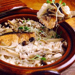 秋鮭と舞茸の炊き込みご飯