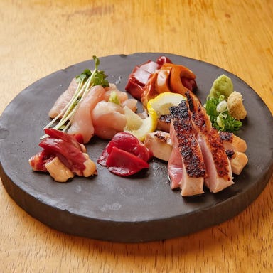 軍鶏 地鶏専門店 かしわ屋将軍_軍鶏刺し盛り