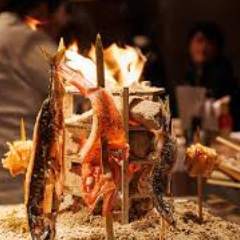 鮮魚の原始焼き