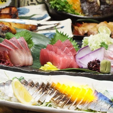 旬の魚・牡蠣と日本酒 炉端ゆるり。橋本 コースの画像