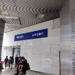 京阪電車・谷町線・天満橋駅14番出口を出て、（方角　南）土佐堀通りにでましたら右（方角　西）に曲がると、みずほ銀行が見えますのでそのまま真っすぐ歩きます。