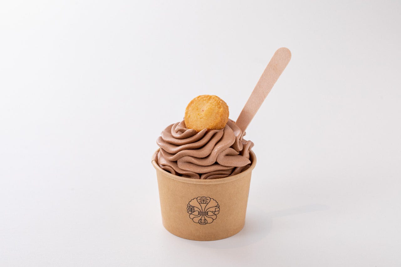 金谷菓子本舗のカカオソフト
