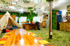 室内快適BBQ&貸切キャンピングテント cafe SUNNY GARDEN