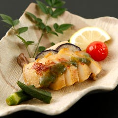 蒸鮑バター焼