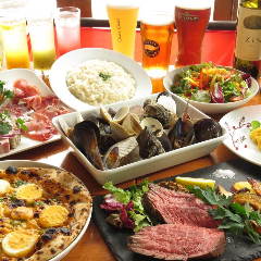 こだわりのクラフトビール2時間飲み放題付！贅沢コースで堪能