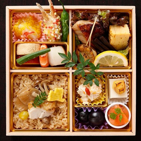 テイクアウト専用 本格会席料理をご家庭で お持ち帰り弁当 松花堂会席 の詳細 鮨と四季を味わう 奴寿司 華月 宇都宮 寿司屋 ぐるなび