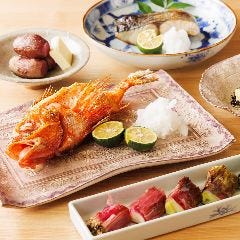 本日の炭火焼き