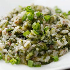 〆の一皿に！浜名湖産あおさのりを使った「生あおのりリゾット」