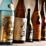 焼酎やワイン、日本酒など、お酒を種類豊富にラインナップ！