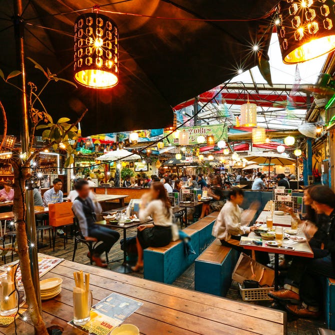 屋上ビアガーデン q Nick Meat 新宿東口店 新宿 ビアガーデン ぐるなび